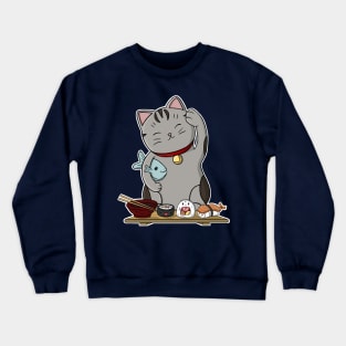 Lucky cat Crewneck Sweatshirt